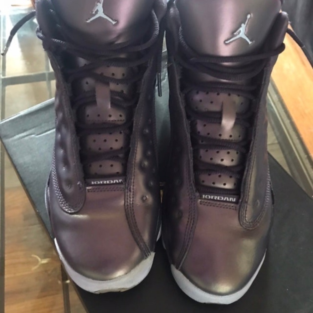 Air Jordan Black and Gray Sneakers